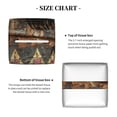 thumbnail image 5 of Gukieu Vintage Poker Chips Print Leather Tissue Box, PVC Waterproof Velcro Opening and Closing Square Tissue Box Holder, Suitable for Home and Office Decoration, 5 of 7