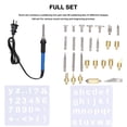 thumbnail image 3 of Kit De Soldador Eléctrico 60W Con Temperatura Ajustable 28 Bits De Soldadura Juego De Herramientas De Pirograbado Para Carpintería Grabado Tallado Quemado,29Pcs Vogacara TO005606-01, 3 of 7
