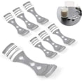 thumbnail image 4 of 25pcs Metal Candle Wick Holder, Silver Stainless Steel Candle Centering Devices for Candle Making, 4 of 5
