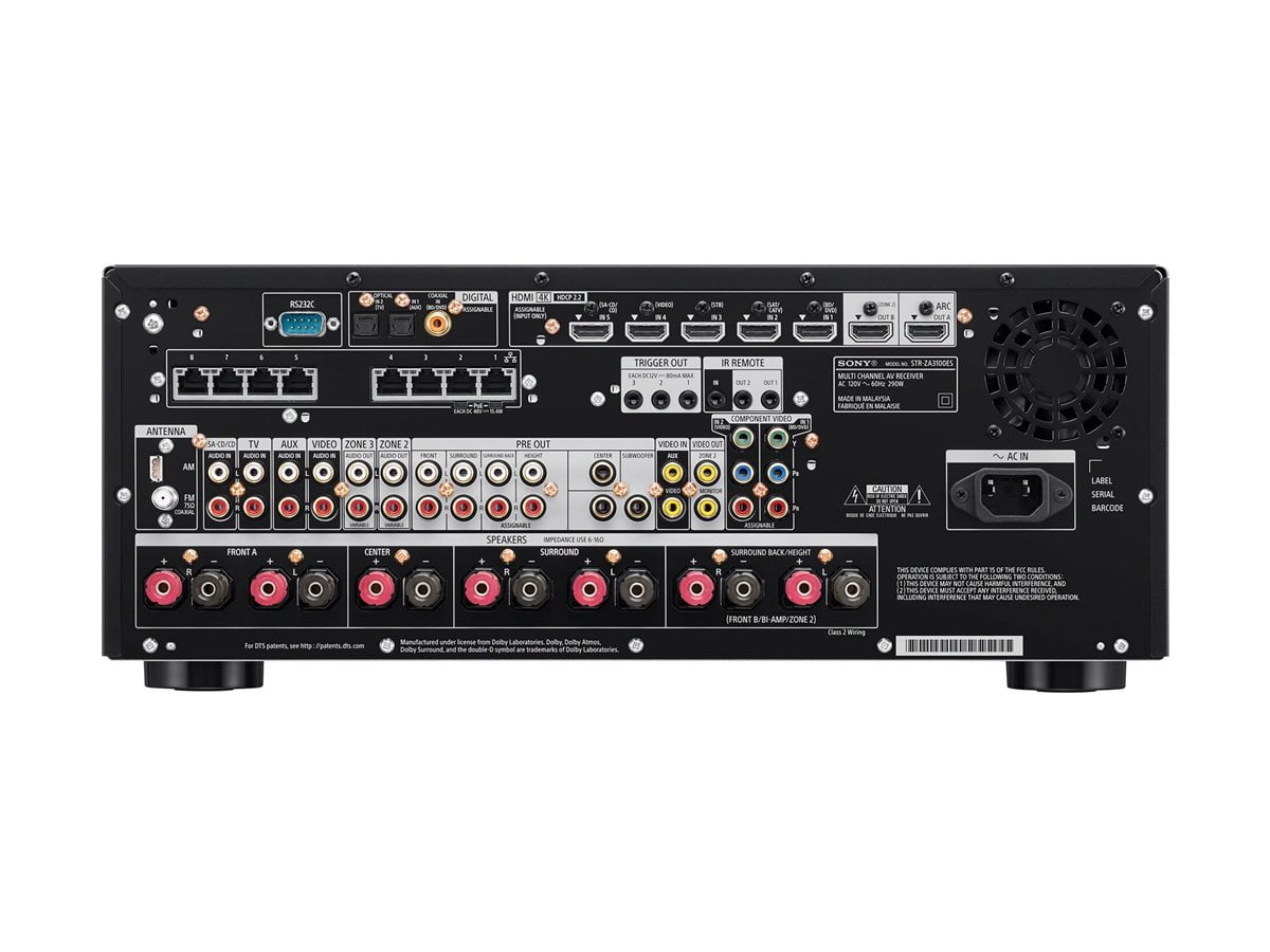 Sony STR-ZA3100ES 7.2 Channel 4K AV Receiver (Black
