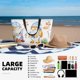 thumbnail image 5 of Easygdp Gnome Camping Fishing Bolsa de Viaje de Playa de Gran Capacidad, Bolsa Tote Perfecta para la Playa, Escapadas de Fin de Semana y Viajes, 5 of 7