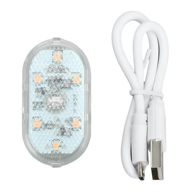 Mini lampe LED tactile pour voiture, éclairage d'ambiance nocturne, batterie intégrée, rose et violet