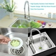 thumbnail image 3 of Toystoory Colador de fregadero, suministros de cocina, más de 500 agujeros, fregaderos, cesta, diseño más pesado, malla ajustada, colector de Accesorios de baño, 3 of 6