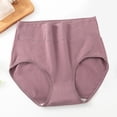 thumbnail image 2 of Seductiva Women's Cotton Brief Underwear Women's High Waisted Cotton Underwear Briefs Soft Full Coverage Full Coverage Briefs 1PC, 2 of 5