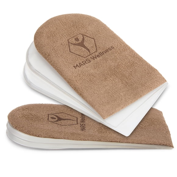 Alza talón de gel ajustable Mars Wellness con 3 capas de gamuza