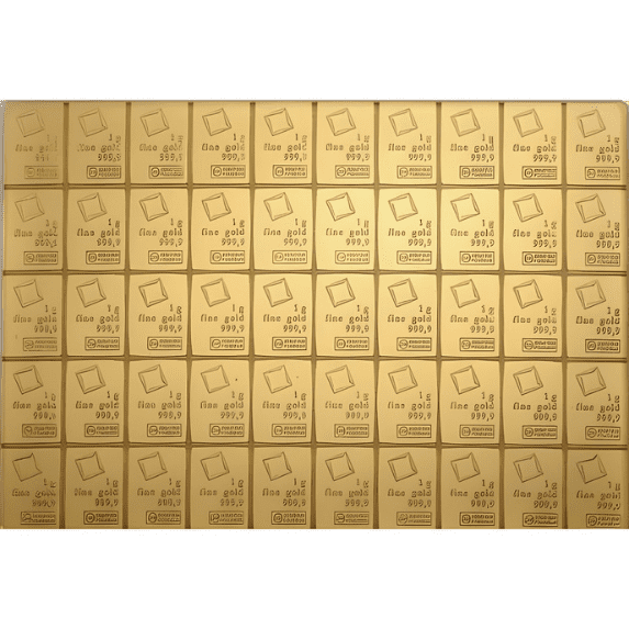 Valcambi 1 Gram Gold Bar Breakable