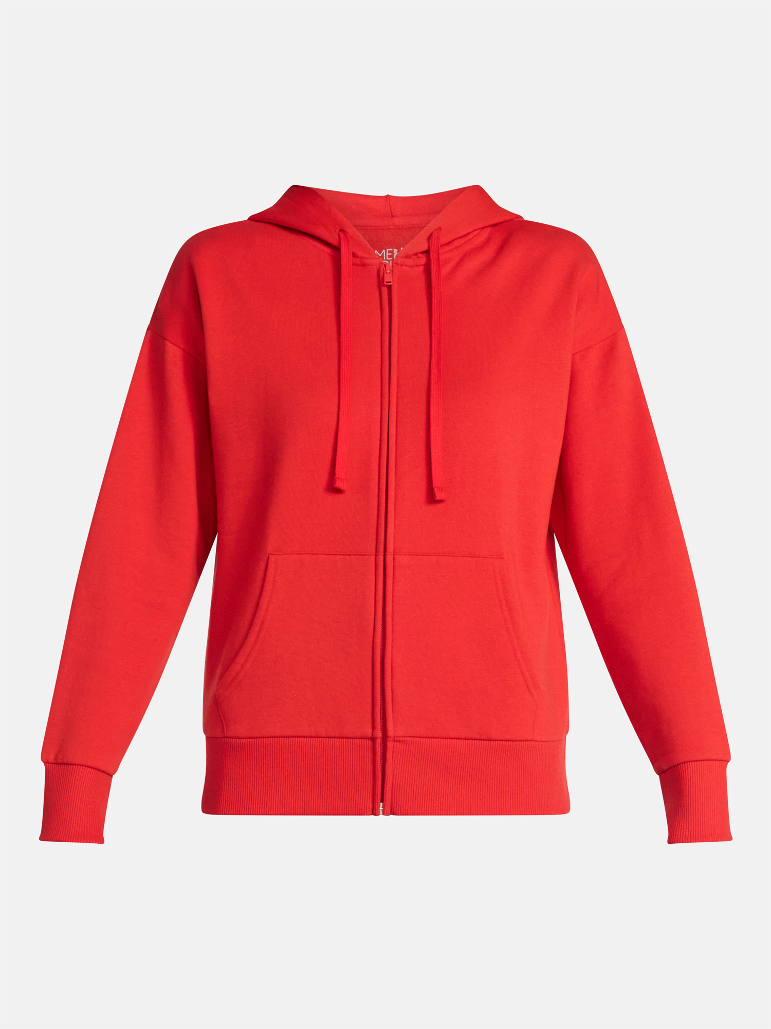 Time and Tru Women's and Women’s Plus Zip Front Fleece Hoodie Jacket, Sizes XS-4X