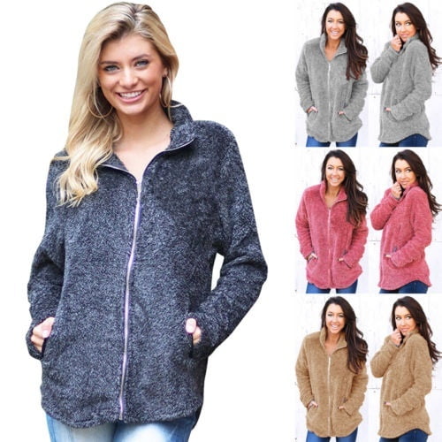 Womens Ladies Warm Teddy Bear Fleece 