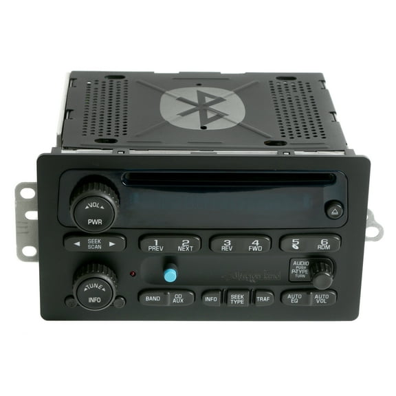 Restored Chevy GMC 2005-09 Truck AMFM CD Player Radio Upgraded w Bluetooth Music 15850275 (Refurbished)