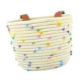 thumbnail image 1 of Lipstore Kids Bike Basket Basket Detachable Easy Installation Cotton Rope Cycling Beige, 1 of 8
