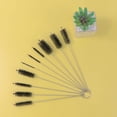 thumbnail image 4 of Cepillo de herramientas para equipos de tatuajes, cepillo de limpieza mecánica, cepillo de barra de nailon, juego de diez piezas de acero inoxidable, cepillo de limpieza, 4 of 6