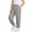 Gray, variant on Girls Mosquito Repellent Pants Cooling Ice Silk Summer Thin Loose Fit Elastic Waist Quick Dry Sweatpants for Kids