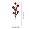 thumbnail image 3 of Christmas Picks, Red and Green Foam Candy Ball Tree Stems Holiday Decoration Branch Ornaments for Christmas Tree Home Party Decor 2025, 3 of 6