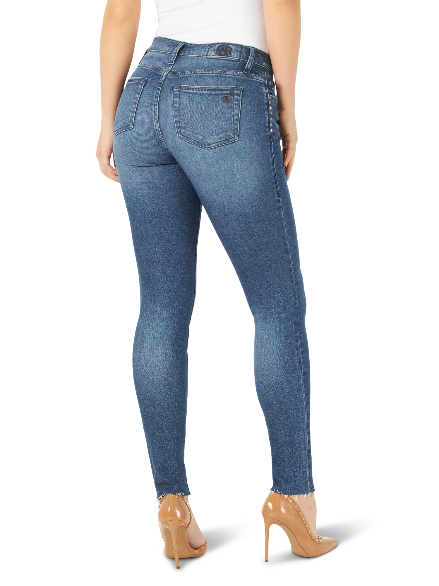 Rock & Republic Womens Denim Rx Berlin Mid Rise Skinny Jean