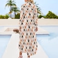 thumbnail image 5 of Farm Animal Print Chiffon Dress Cute Chickens Elegant Dresses Streetwear Casual Dress Woman Sexy Print Clothing Big Size 4XL 5XL, 5 of 7