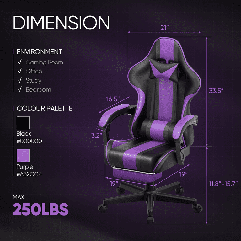 Fortnite gaming chair with footrest 2025