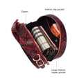 thumbnail image 4 of MKF Collection Mallory Women's Circle Crossbody Bag, Vegan Leather Round Bag Satchel Purse Handbag by Mia K. - Red, 4 of 10