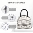 thumbnail image 4 of Salouo Anchors and Ropes for Insulated Lunch Bag for Women/Men - Leakproof Cooler Tote Bag Organizer - Reusable Lunch Box for Office Picnic Hiking Beach-One Size, 4 of 6