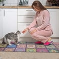 thumbnail image 3 of Pink Diverse Mandala Pattern Kitchen Rugs Sets Of 2,Anti Fatigue Kitchen Mat Rugs Non Slip Washable,Decorative Kitchen Floor Mats for Kitchen,Sink,Laundry,17"x30"+17"x47", 3 of 7
