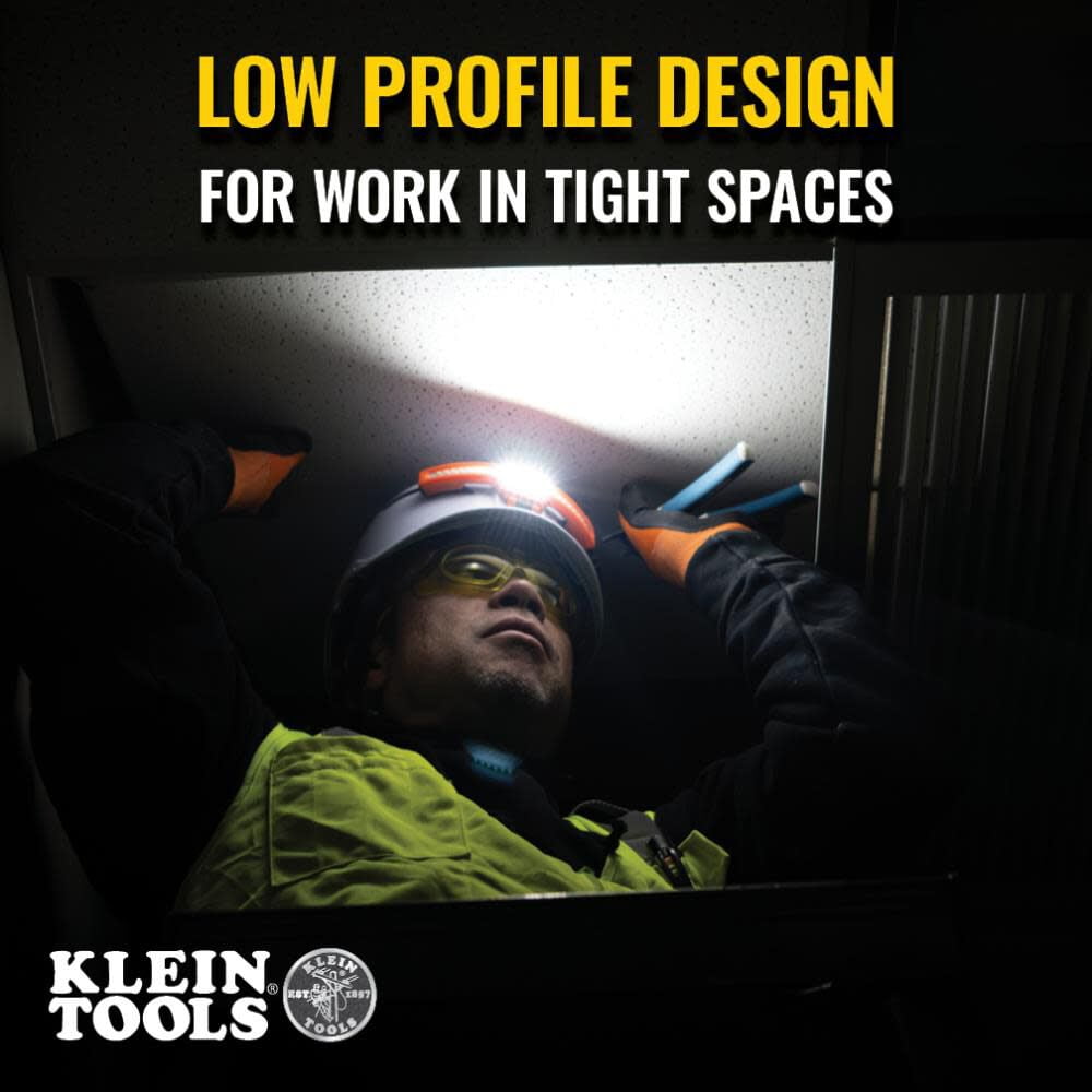 Klein Tools Hard Hat Wide-Beam Headlamp