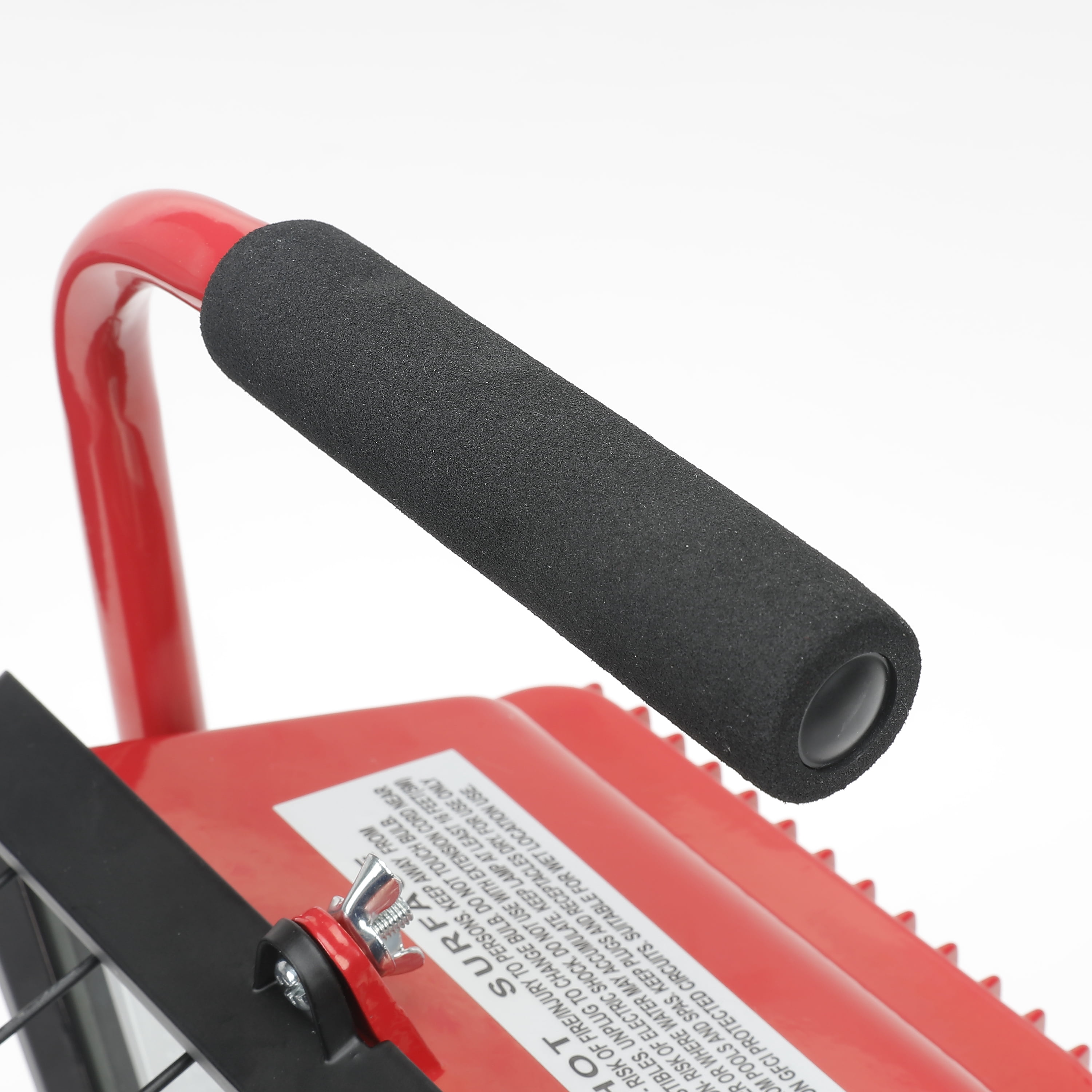 Hyper Tough Portable Halogen Work Light, 500 Watts, Red,Yellow