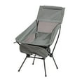 thumbnail image 2 of Silla de camping plegable, silla telescópica, suministros ligeros, compactos y portátiles. Gris, 2 of 9
