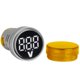 thumbnail image 1 of 2 uds AC redondo LED pantalla Digital medidor de voltaje amperímetro Monitor (amarillo) Ndcxsfigh Para estrenar, 1 of 6