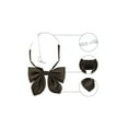 thumbnail image 3 of INSPIRE CHIC Women's Pre-tied Bowknot Bowties Adjustable Bow Tie Adjustable Strap Brown One Size, 3 of 5