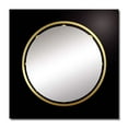 thumbnail image 2 of Designart "Divine Geometry Emblem In Gold On Black II" Modern Geometric Square Mirror For Wall Decor - Large Gold Square Printed Wall Mirror Art - Wall Mounted Square Large Mirror, 2 of 5