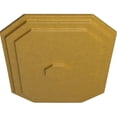 thumbnail image 3 of Ekena Millwork 25 1/4"W x 17 1/4"H x 1 3/4"P Felix Ceiling Medallion, Hand-Painted Iridescent Gold, 3 of 5