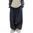 thumbnail image 3 of QHFBli Mens Loose Fit Baggy Jeans Casual Streetwear Wide Leg Hop Oversized Denim Pants, 3 of 6