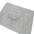 thumbnail image 4 of Diamond Woven Vinyl Placemats With Diamond Woven Design Reversible 13 x 19 Rectangular Placemat Set of 6 in Silver, 4 of 5
