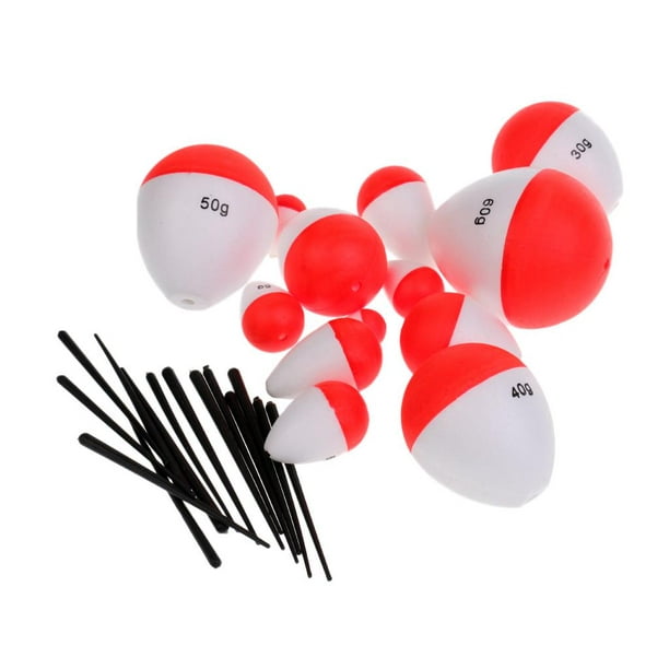 14x Assorted Float Bobbers Fishing Buoy for Fishing 