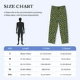thumbnail image 3 of KLL Mens Pajama Pants for Men,Mens Lounge Pants,Funny Gifts for Men,Men's Pajama Bottoms Yellow Floral -X-Large, 3 of 5