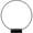 Black, variant on Himition 1 Set of DIY Flower Hoop Desktop Wreath Frame Dreamcatcher Floral Hoop with Stand