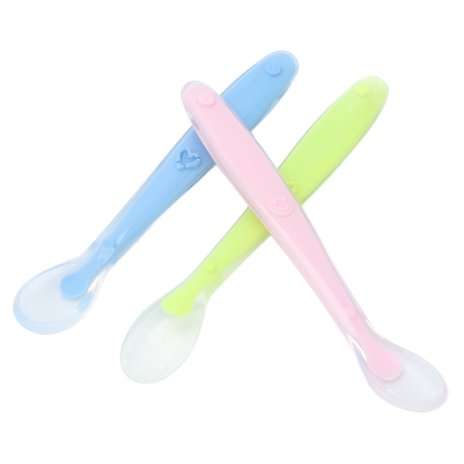 Lot De 2 Cuillères Bébé En Silicone – Souples, Pliables Et Sans BPA – Parfaites Pour L’auto-alimentation Et Le Sevrage