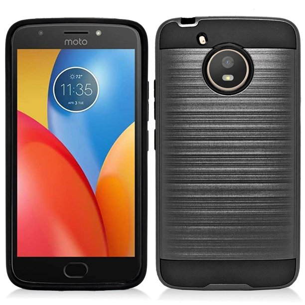Motorola Moto E4 Plus / XT1770 / XT1773 Armor Defender Hybrid Metal