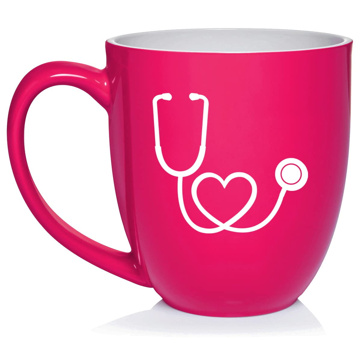 Heart Stethoscope Nurse Doctor Ceramic Coffee Mug Tea Cup Gift for Her