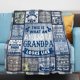 thumbnail image 2 of LHSHID Funny Papa Gifts from Granddaughter Grandson Best Gifts for Papa Best Papa Ever Gifts Papa Birthday Gifts from Grandkids to My Papa Grandpa Gifts for Christmas Great Papa Blanket Gifts 30x40in, 2 of 6
