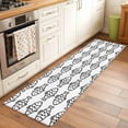 thumbnail image 2 of Kitchen Runner 2 x 6 Ft, Ocean Brown Fish Non-Slip Residential Carpet, Summer Fishing Coastal Nautical Simple Indoor Crawling Mats Runner Rugs for Living Room/Dining Room/Bedroom, 2 of 8