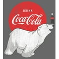 thumbnail image 2 of Junior's Coca Cola Polar Bear  Graphic Tee Charcoal Large, 2 of 3