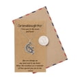 thumbnail image 6 of Granddaughter Necklace, I Love You to the Moon and Back, Greeting Card, 16-inch to 18-inch, 6 of 8