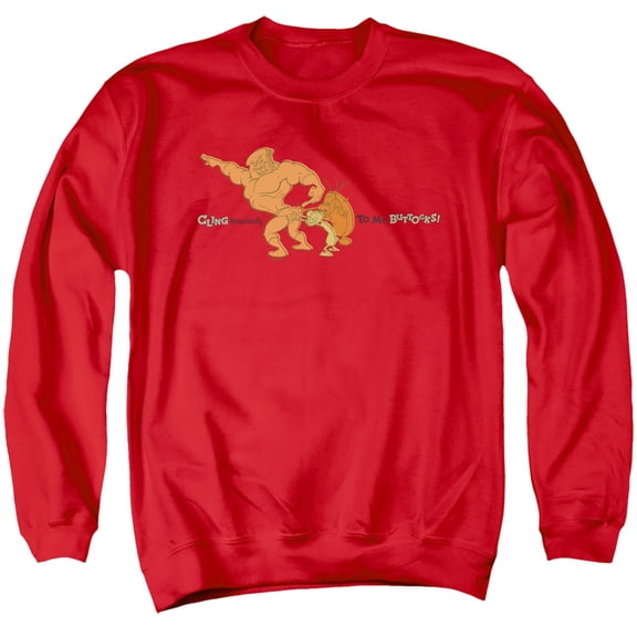 Ren And Stimpy Cling Tenaciously To My Buttocks Unisex Adult Crewneck Sweatshirt