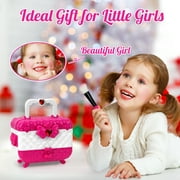 Sendida Toys for Kids Washable Makeup Kit Princess Toys Makeup Gift Set for Girls Age 3-12 (Rose)