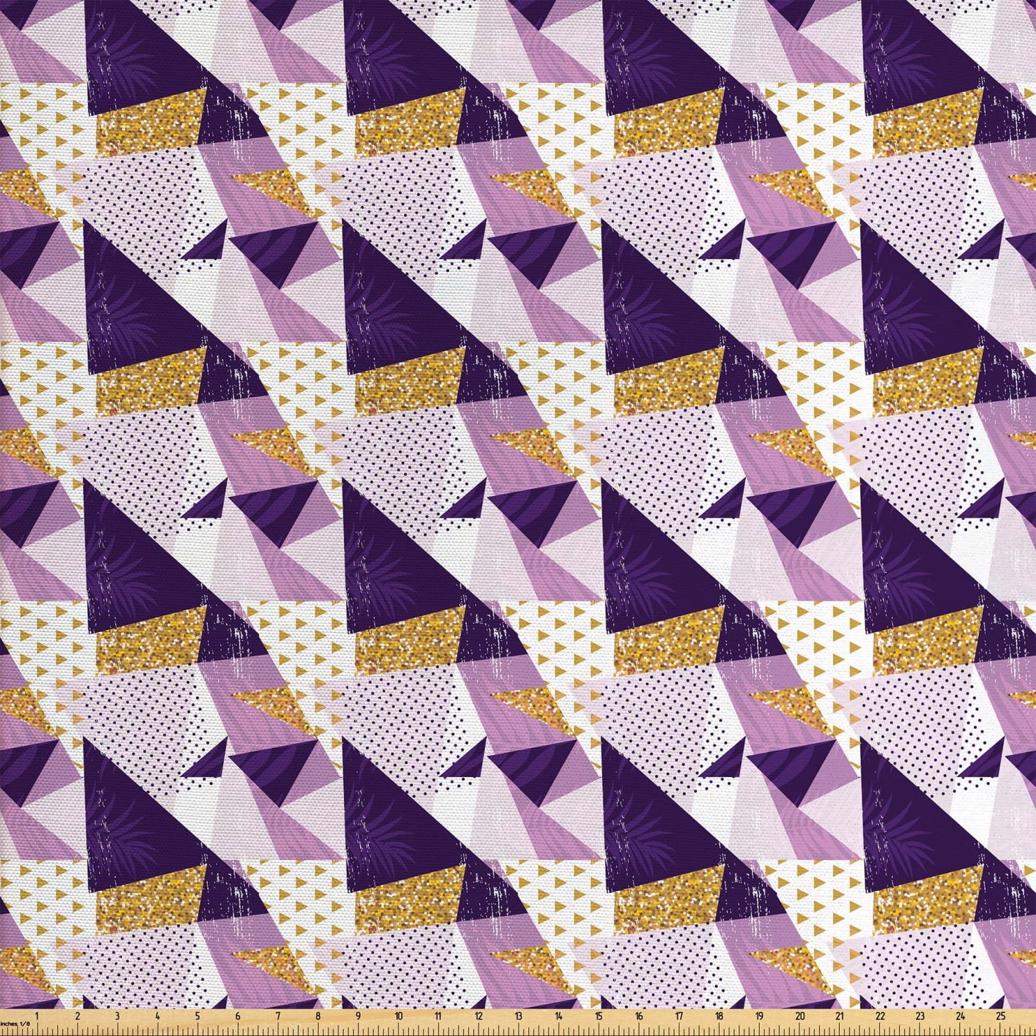 Geometric Fabric by The Yard, Composition of Triangles and Other Shapes