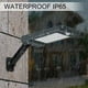 thumbnail image 4 of Lámpara solar para exteriores, 60 LED, 7 W, IP65, resistente al agua, color negro, con soporte ajustable y control remoto, 3 modos, 180°, sensor de movimiento para jardín, garaje, patio,, 4 of 4