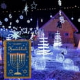 thumbnail image 4 of Happy Hanukkah Garden Flag, 12.5x18 Double Sided Chanukah Menorah Star of David Flag, Jewish Chanukah Festival Day Garden Flag for Yard Patio Farmhouse Outdoor Decor, 4 of 6