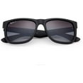 thumbnail image 4 of Ray Ban RB4165 Justin 622/T3 Rubber Black Polarized Sunglasses 55mm, 4 of 5