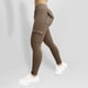 thumbnail image 4 of MKLEKYY Conjunto deportivo mujer Pantalones de yoga básicos de cintura ancha sólidos para mujer Pantalones deportivos con múltiples bolsillos, 4 of 4