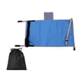 thumbnail image 1 of Cama de avión, extensor de asiento de avión para niños para descansar las piernas o acostarse, cama de viaje compacta y portátil, elementos esenciales azul, 1 of 8